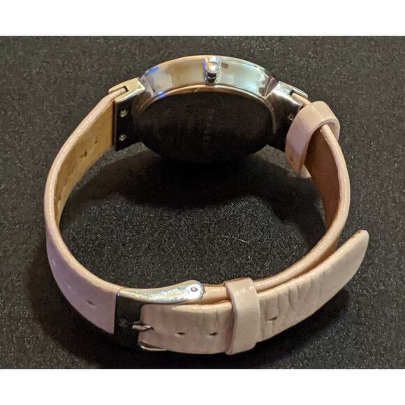 SKAGEN Women's Quartz Watch SKW2165 MOP Crystal Bezel Blush Pink Leather Band - Picture 15 of 16